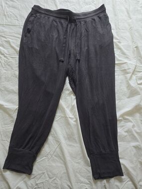 Fabletics Black Women's Jogger Pants with Drawstring